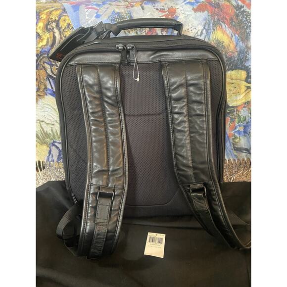 Tumi slim briefpack laptop blk leather 15 1/2 x 14 x 5, NWT main image 7